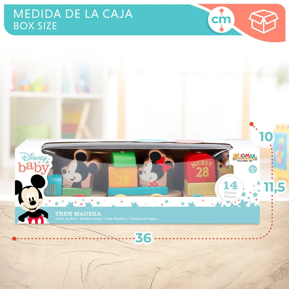 Disney Baby dřevěný vlak fotografii produktu