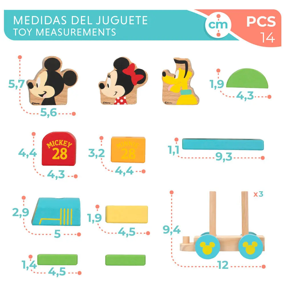 Disney Baby dřevěný vlak fotografii produktu