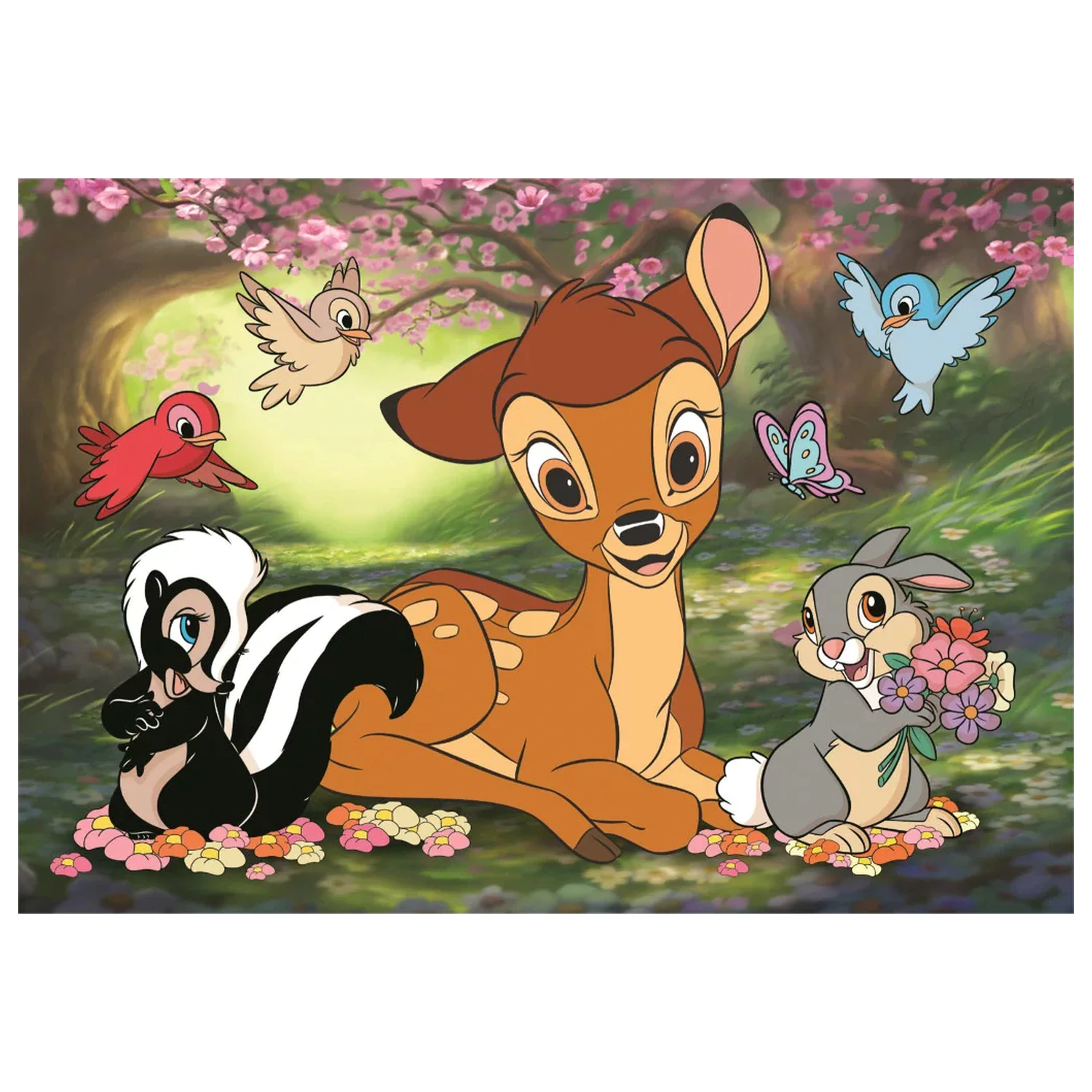 Disney Bambi Forest Friends puzzle, 60 dílků fotografii produktu