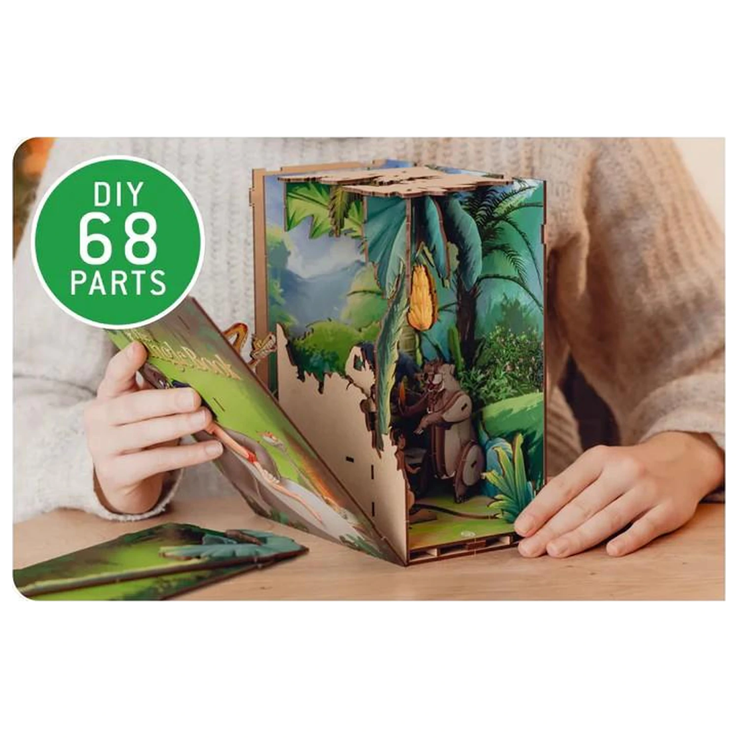 Disney Book Nook Sada The Jungle Book 68 dílků + LED Světlo fotografii produktu