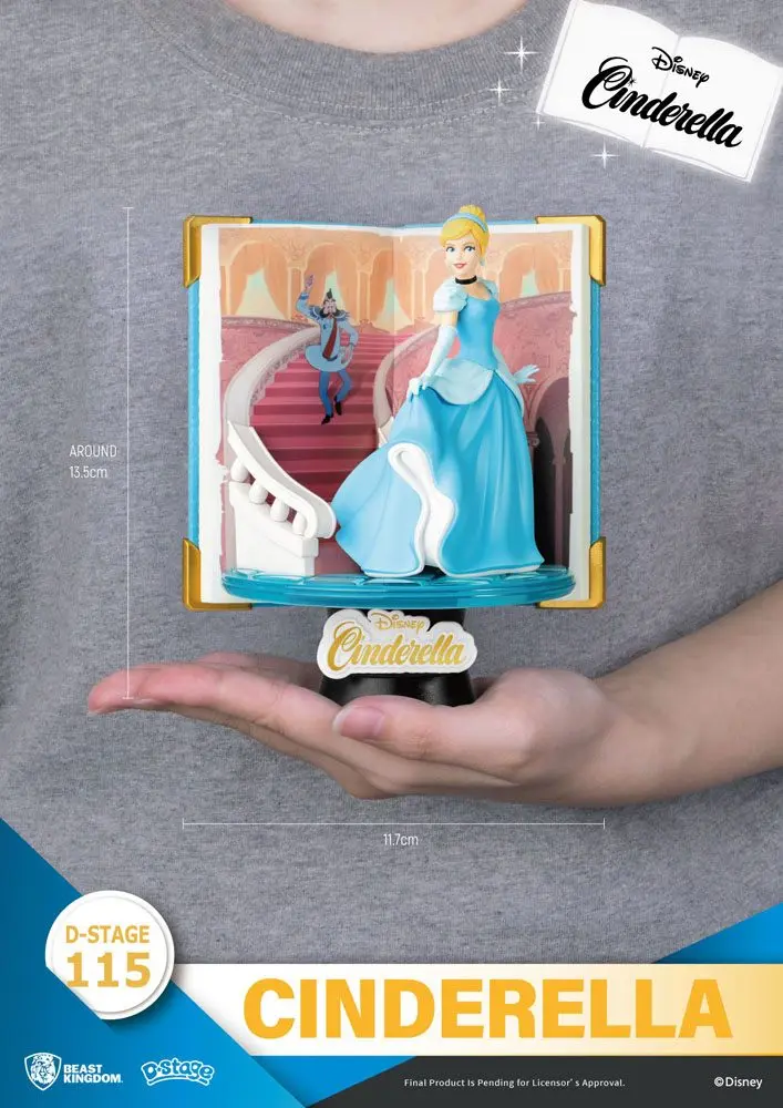 Disney Book Series D-Stage PVC Diorama Popelka 13 cm fotografii produktu