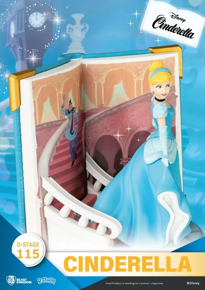 Disney Book Series D-Stage PVC Diorama Popelka 13 cm fotografii produktu