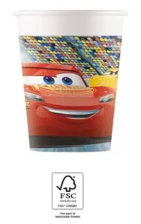Disney Cars 3 Papírové kelímky 8 balení 200 ml FSC fotografii produktu