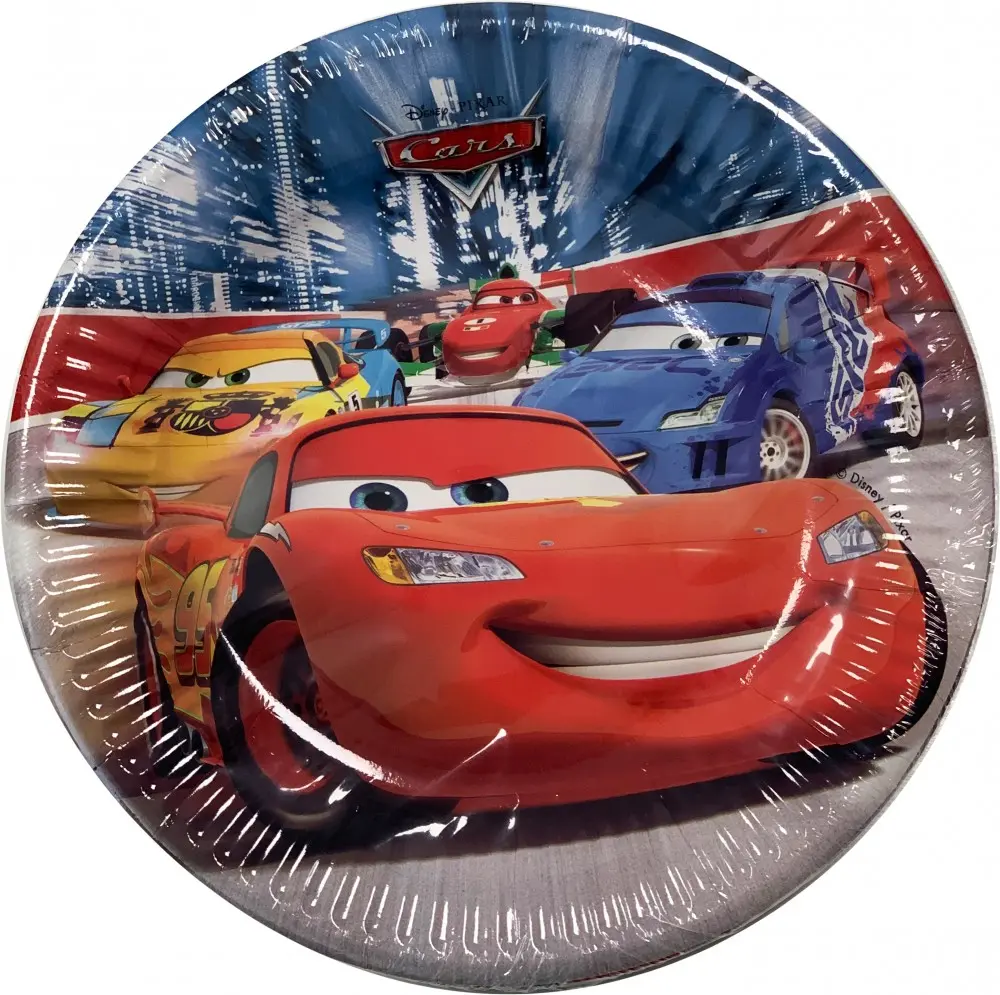 Disney Cars Classic, papírové talířky Cars, 8 kusů, 19,5 cm fotografii produktu