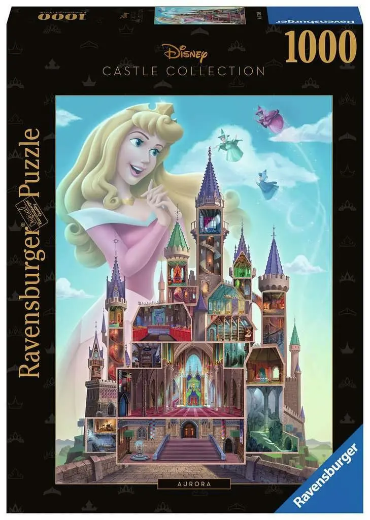 Disney Castle Collection Puzzle Aurora (Šípková Růženka) (1000 dílků) fotografii produktu