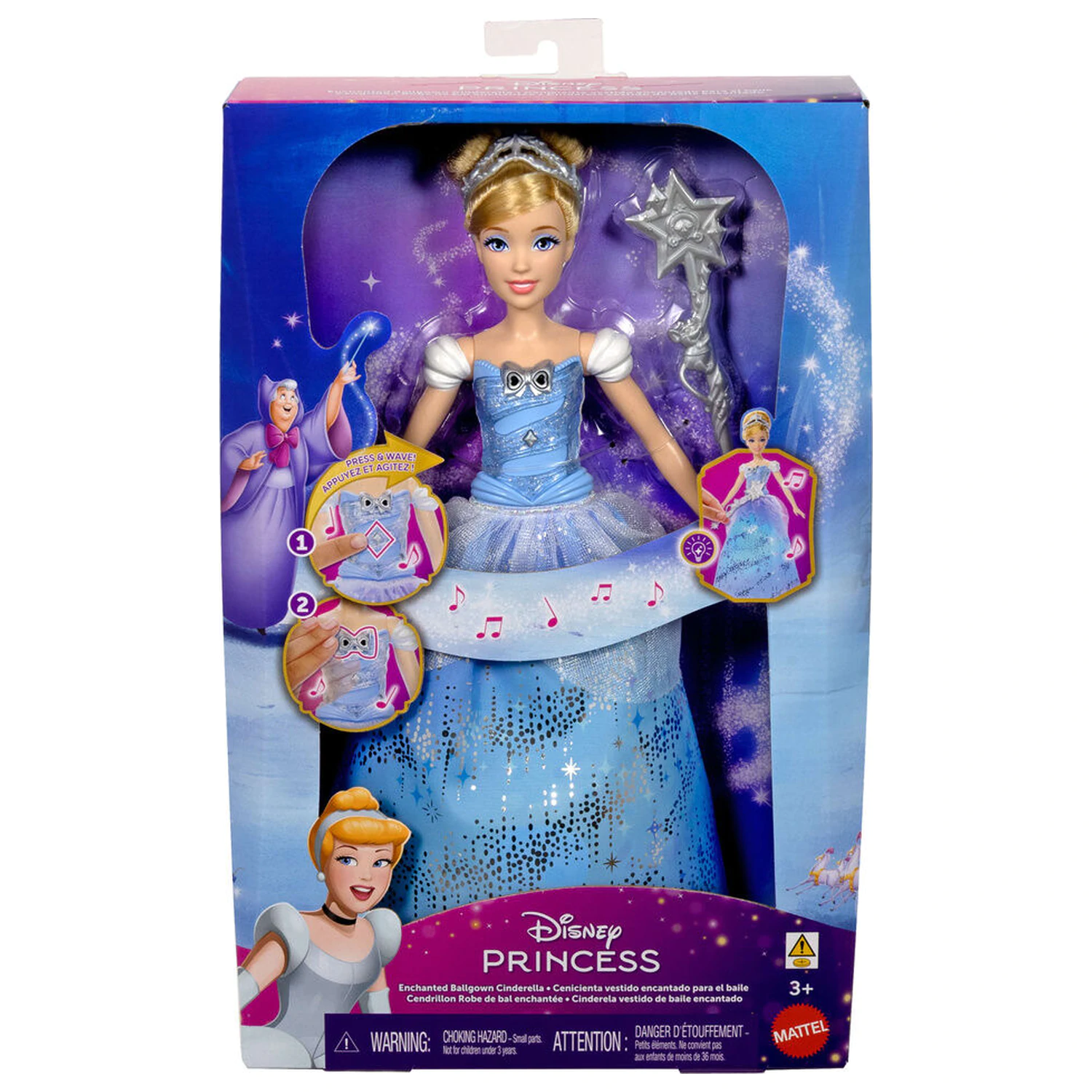 Disney Cinderella Enchanted Ballgown panenka Cinderella fotografii produktu