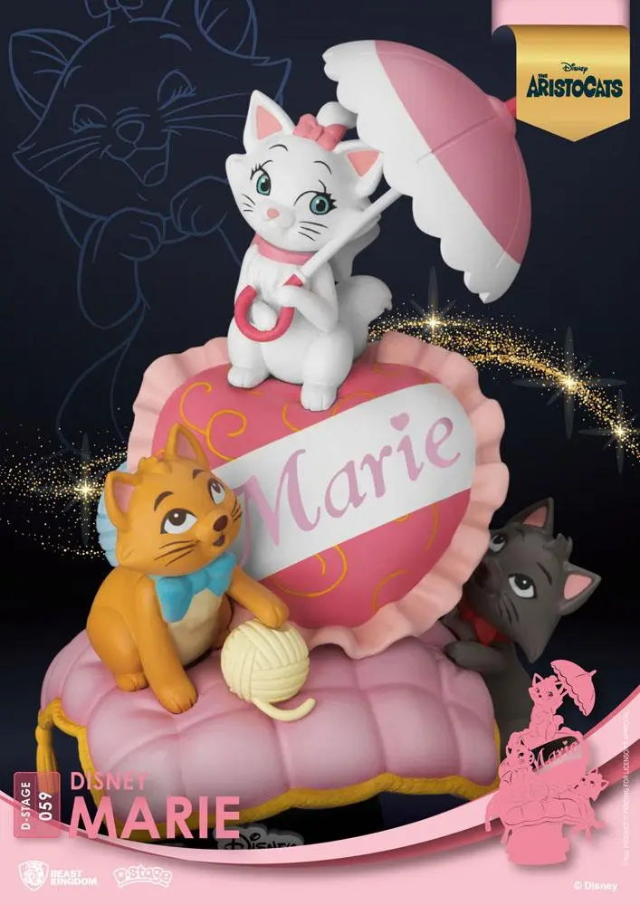Disney Classic Animation Series D-Stage PVC Diorama Marie 15 cm fotografii produktu