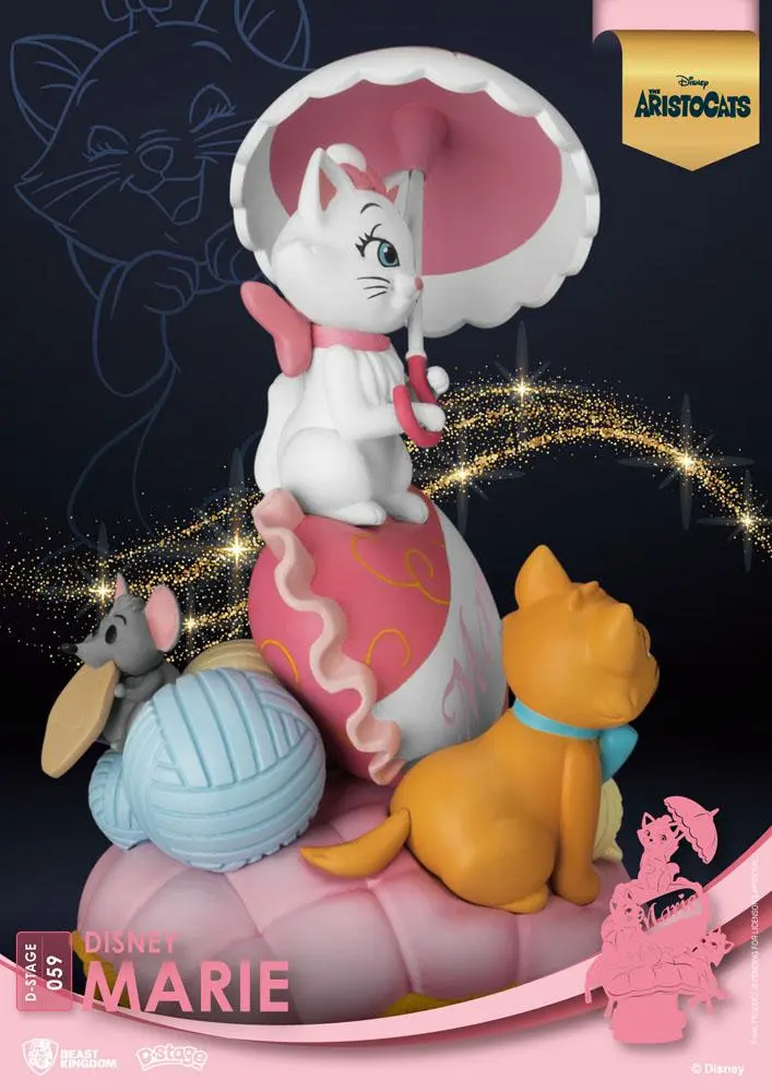 Disney Classic Animation Series D-Stage PVC Diorama Marie 15 cm fotografii produktu