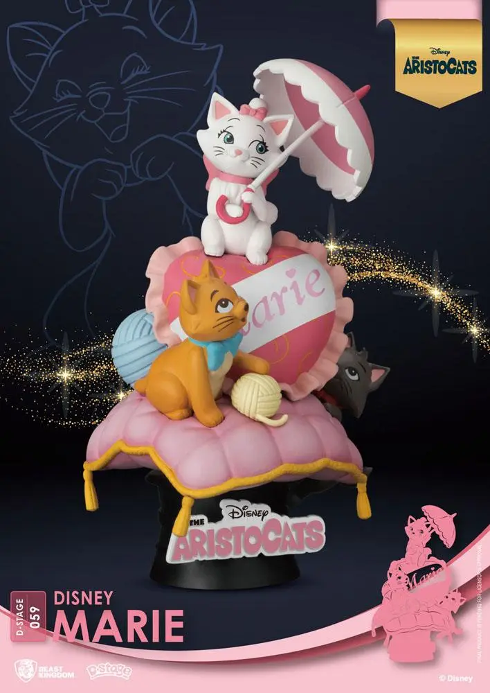 Disney Classic Animation Series D-Stage PVC Diorama Marie 15 cm fotografii produktu