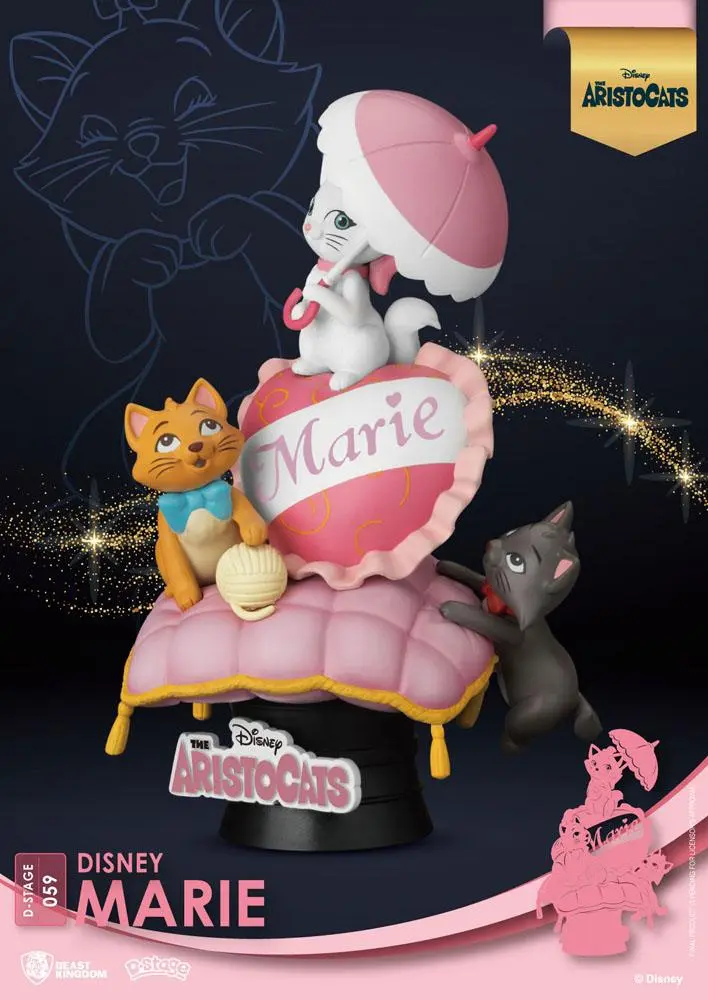 Disney Classic Animation Series D-Stage PVC Diorama Marie 15 cm fotografii produktu