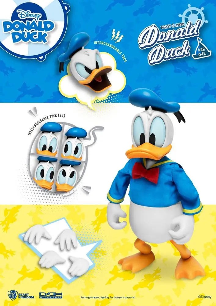 Disney Classic Dynamic 8ction Heroes akční figurka 1/9 Donald Duck Classic Version 16 cm fotografii produktu