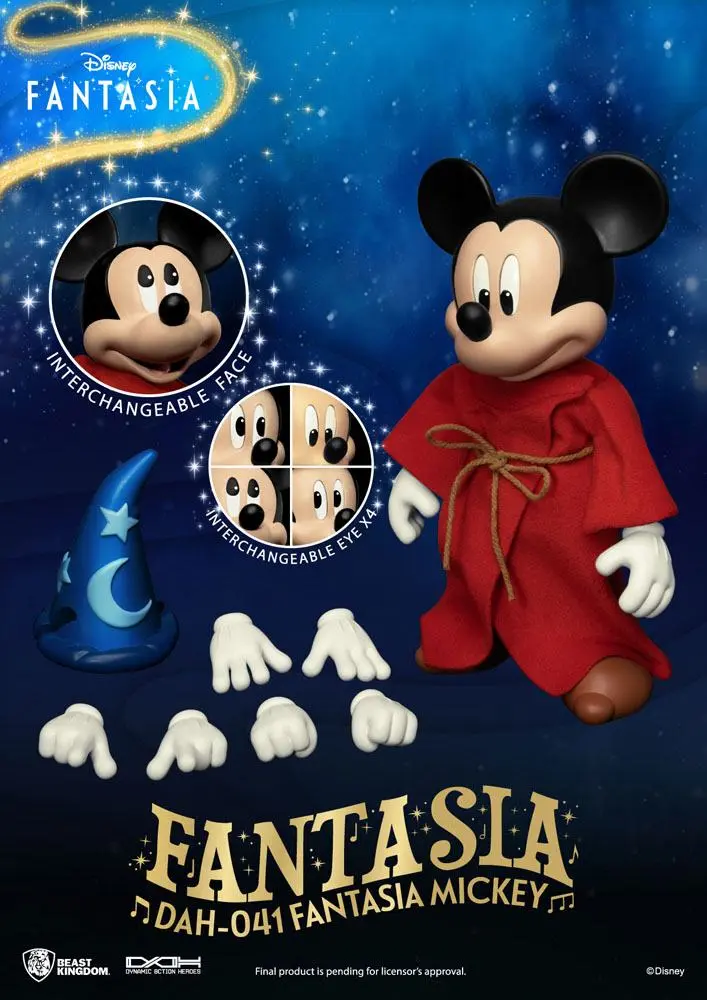 Disney Classic Dynamic 8ction Heroes Akční figurka 1/9 Mickey Fantasia 21 cm fotografii produktu