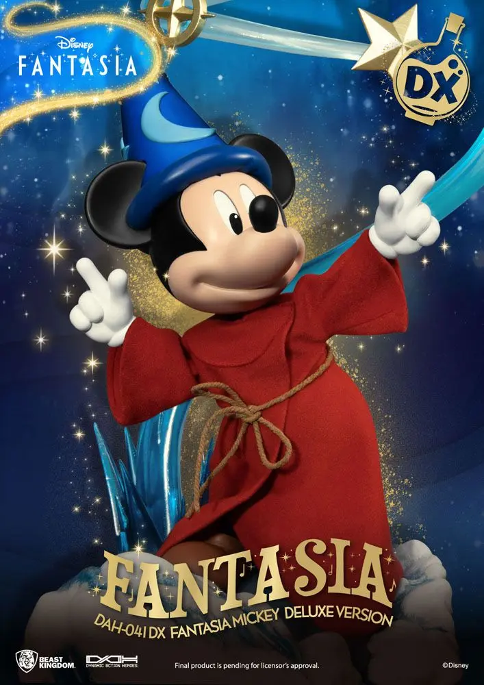 Disney Classic Dynamic 8ction Heroes Akční figurka 1/9 Mickey Fantasia Deluxe verze 21 cm fotografii produktu