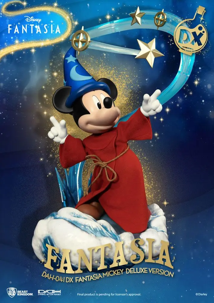 Disney Classic Dynamic 8ction Heroes Akční figurka 1/9 Mickey Fantasia Deluxe verze 21 cm fotografii produktu