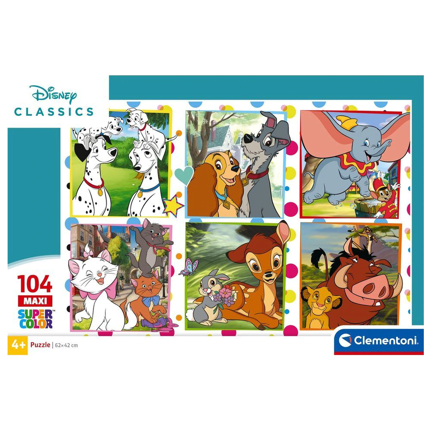 Disney Classic maxi puzzle 104 ks fotografii produktu