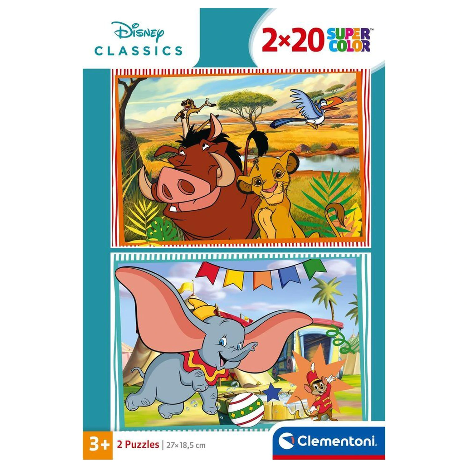 Disney Classic puzzle 2x20ks fotografii produktu