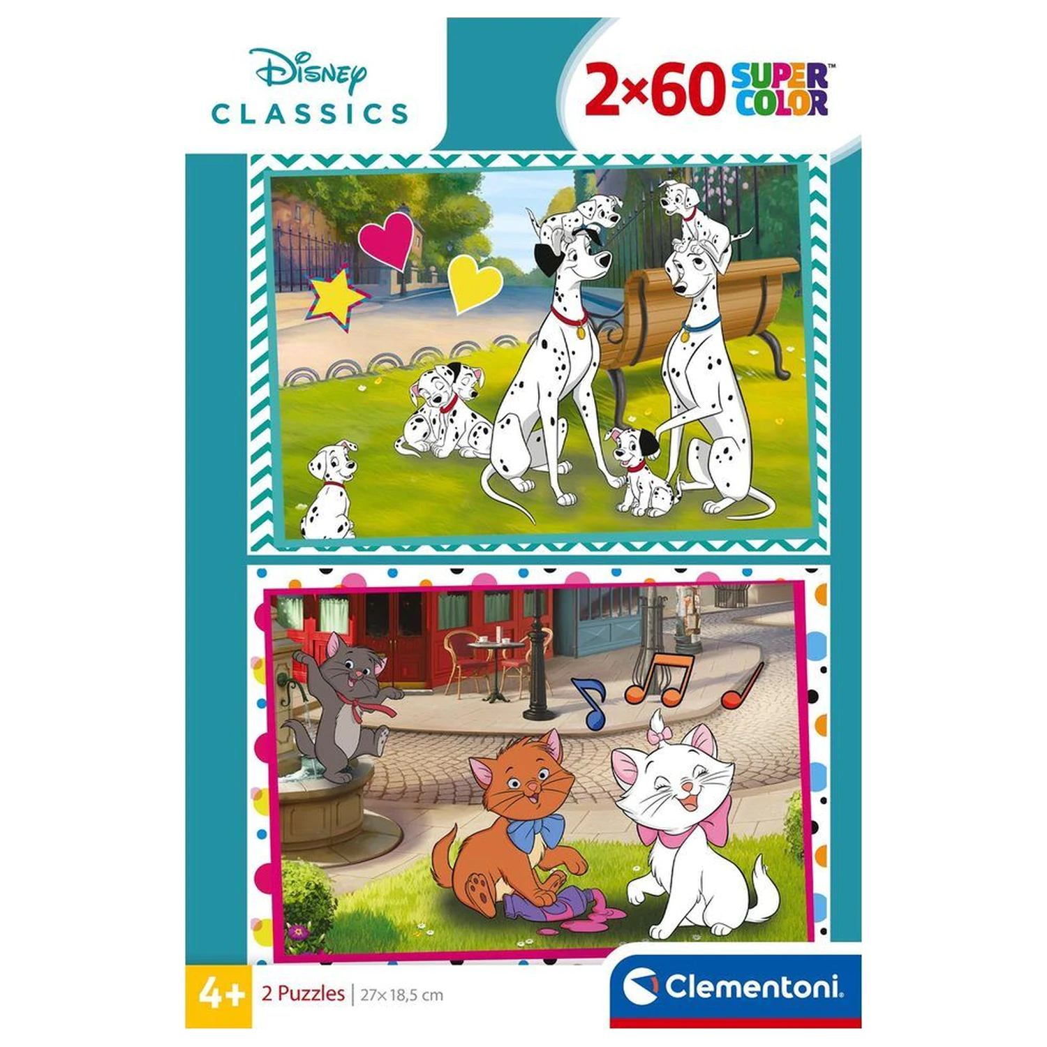 Disney Classic puzzle 2x60 ks fotografii produktu