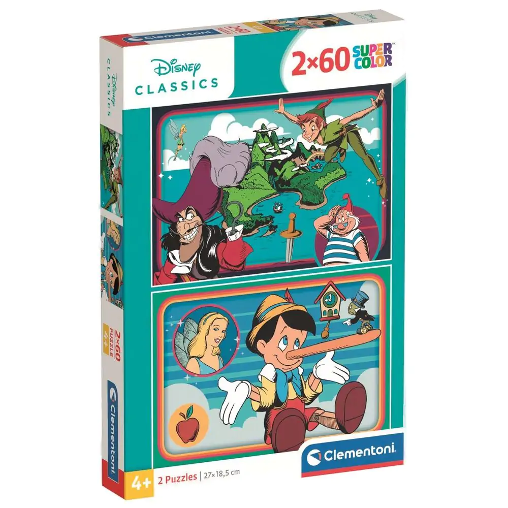 Disney Classic puzzle 2x60 dílků fotografii produktu