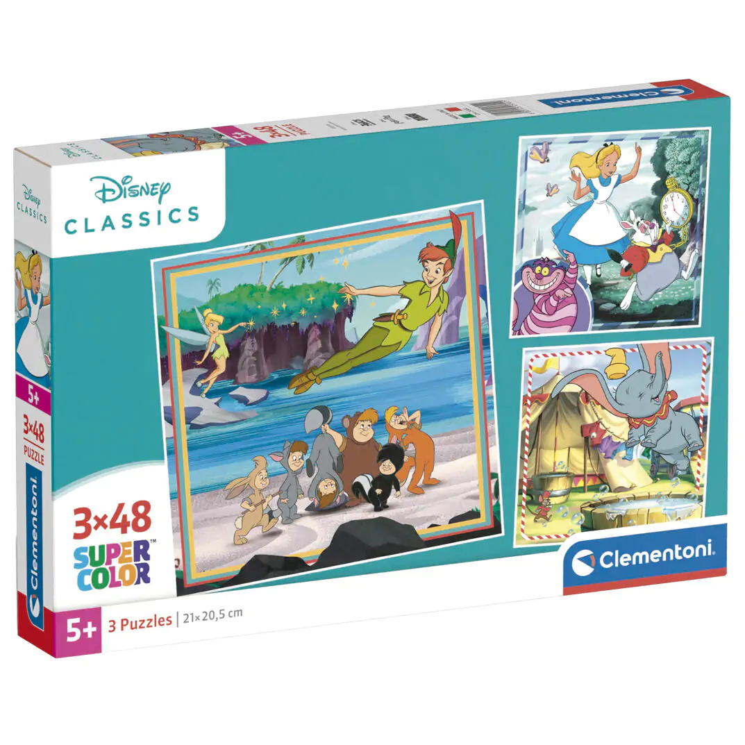 Disney Classics puzzle 3x48 dílků fotografii produktu