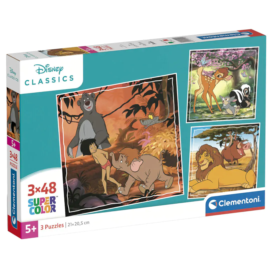 Disney Classics puzzle 3x48 dílků fotografii produktu