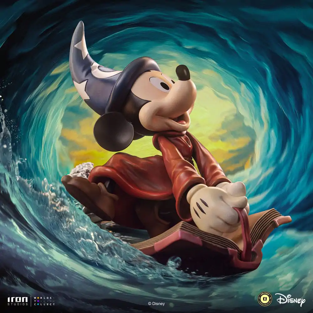 Disney Classics Vintage Collection Deluxe Art Scale Statue 1/10 Čaroděj Mickey 28 cm soška fotografii produktu
