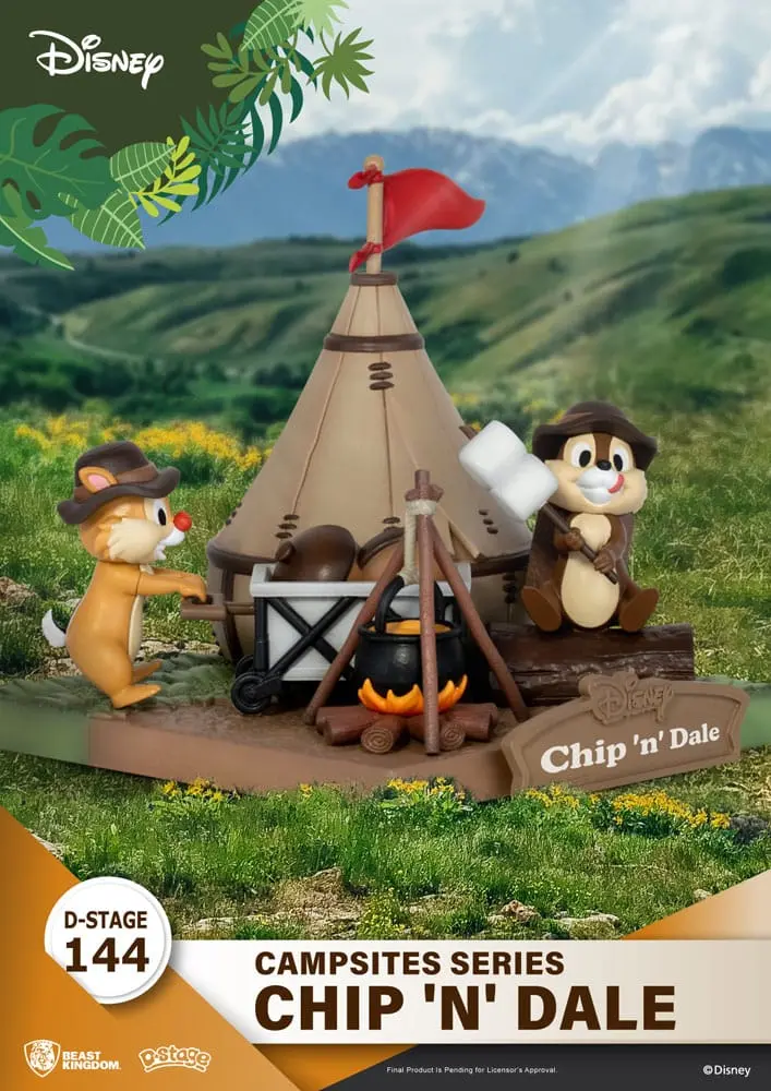 Disney D-Stage Campsite Series PVC Diorama Chip & Dale 10 cm fotografii produktu