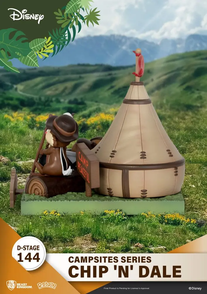 Disney D-Stage Campsite Series PVC Diorama Chip & Dale 10 cm fotografii produktu