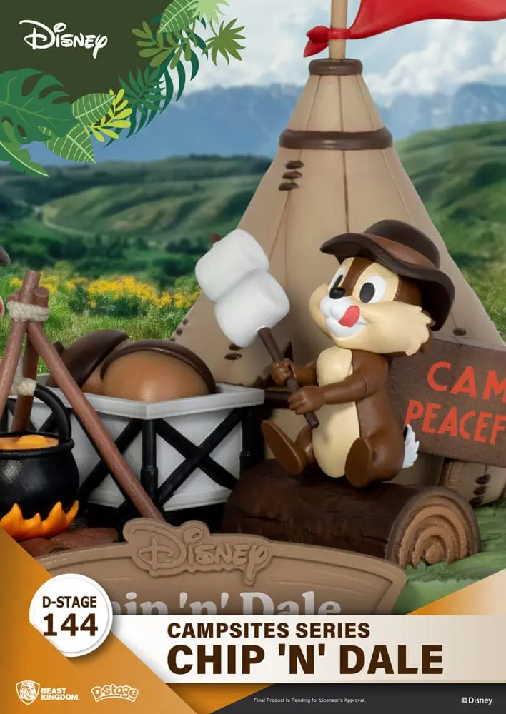 Disney D-Stage Campsite Series PVC Diorama Chip & Dale 10 cm fotografii produktu