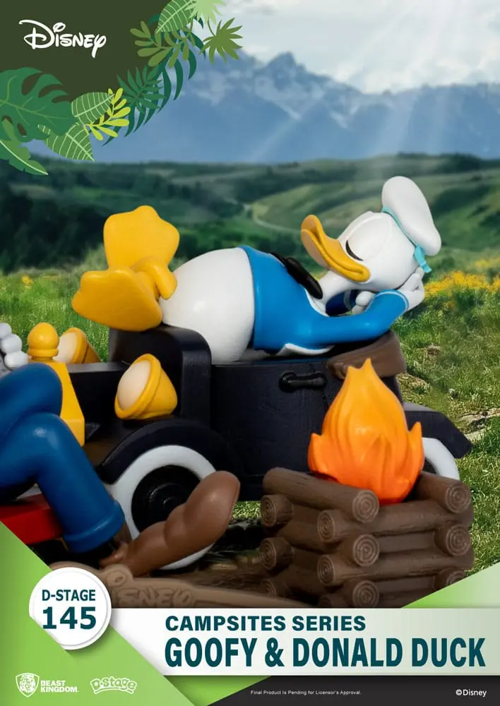Disney D-Stage Campsite Series PVC Diorama Goofy & Donald Duck 10 cm fotografii produktu