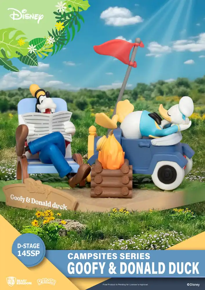 Disney D-Stage Campsite Series PVC Diorama Goofy & Donald Duck Special Edition 10 cm fotografii produktu