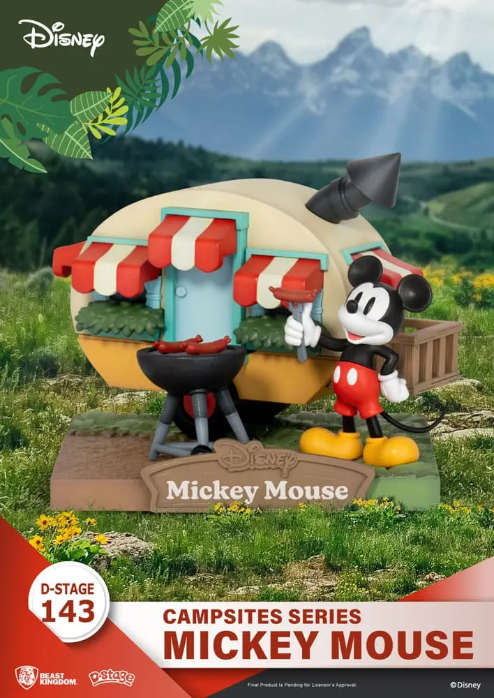 Disney D-Stage Campsite Series PVC Diorama Mickey Mouse 10 cm fotografii produktu