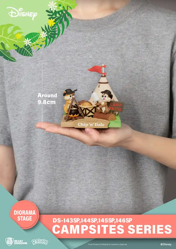 Disney D-Stage Campsite Series PVC Diorama Mickey Mouse Speciální edice 10 cm fotografii produktu