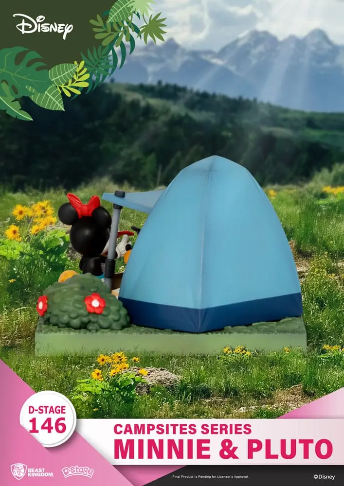 Disney D-Stage Campsite Series PVC Diorama Mini &amp; Pluto 10 cm fotografii produktu
