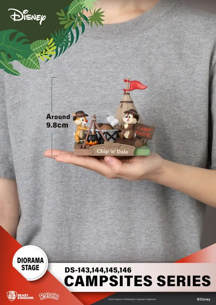 Disney D-Stage Campsite Series PVC Diorama Mini &amp; Pluto 10 cm fotografii produktu