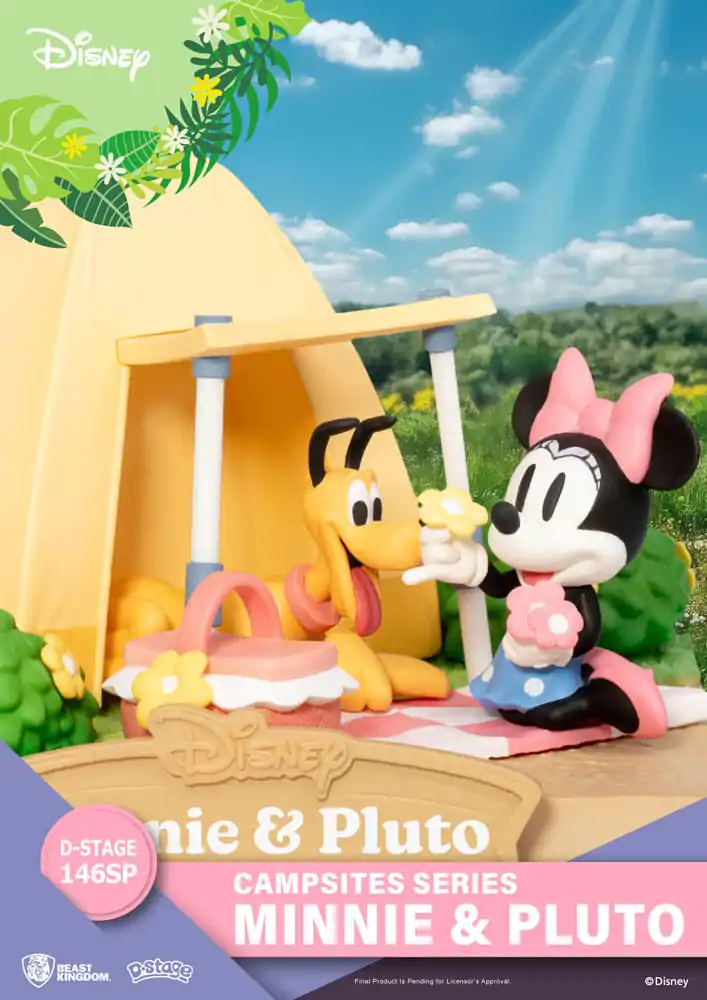 Disney D-Stage Campsite Series PVC Diorama Mini &amp; Pluto Special Edition 10 cm Diorama z PVC fotografii produktu