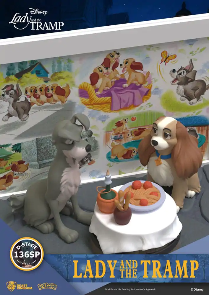 Disney D-Stage PVC Socha Lady and the Tramp 12 cm fotografii produktu