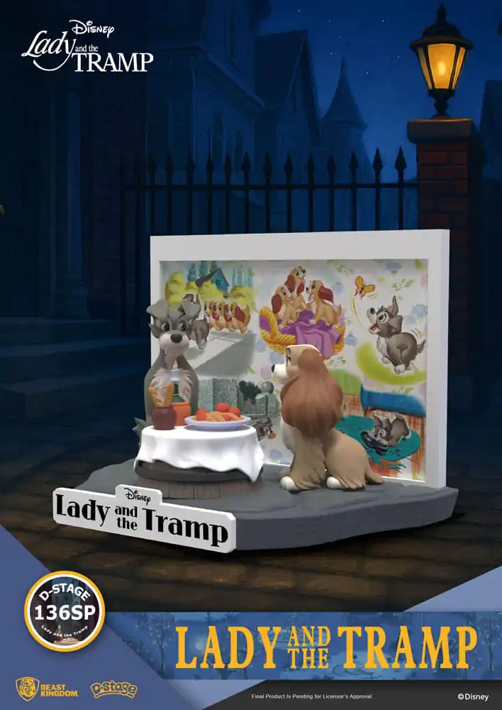 Disney D-Stage PVC Socha Lady and the Tramp 12 cm fotografii produktu
