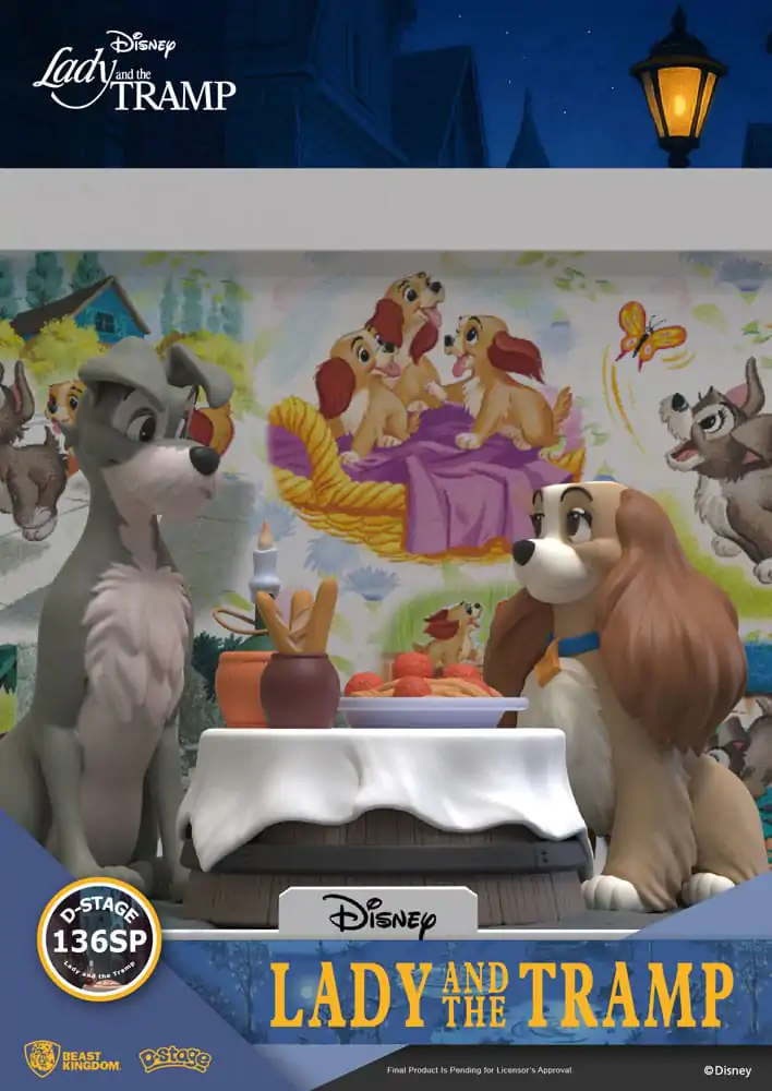 Disney D-Stage PVC Socha Lady and the Tramp 12 cm fotografii produktu