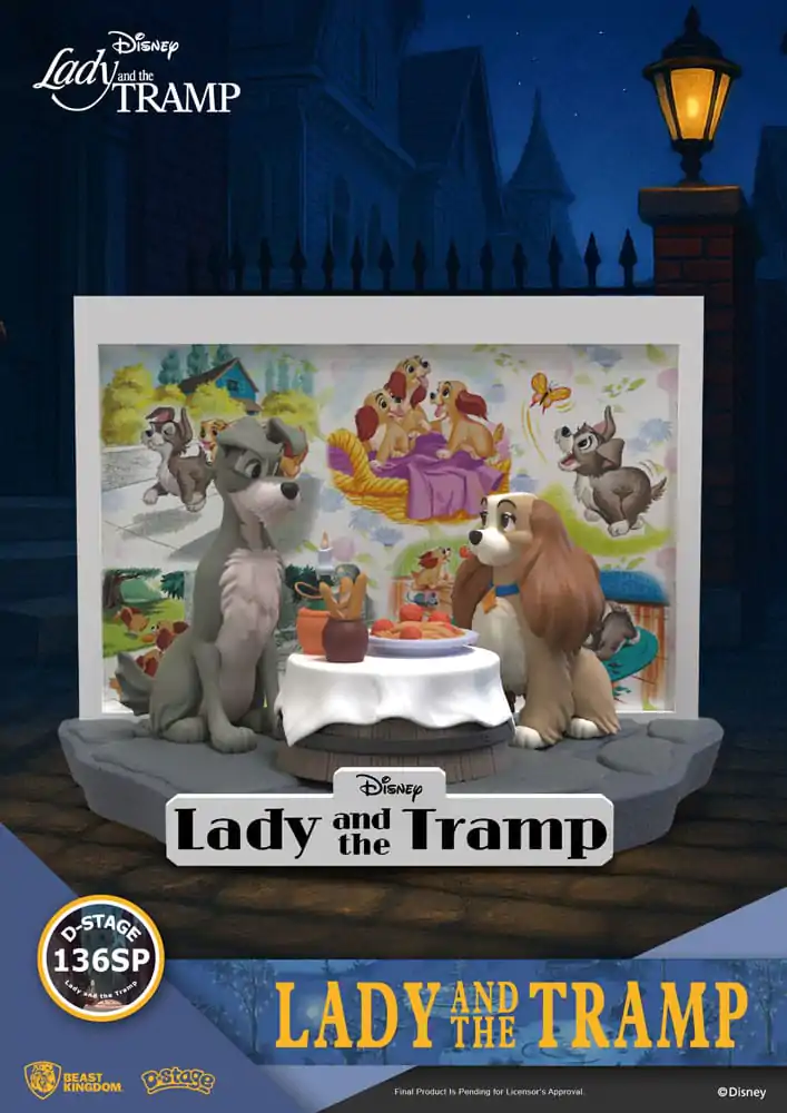 Disney D-Stage PVC Socha Lady and the Tramp 12 cm fotografii produktu