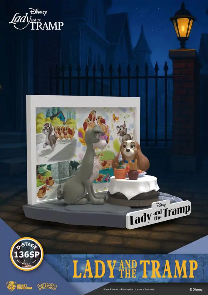 Disney D-Stage PVC Socha Lady and the Tramp 12 cm fotografii produktu