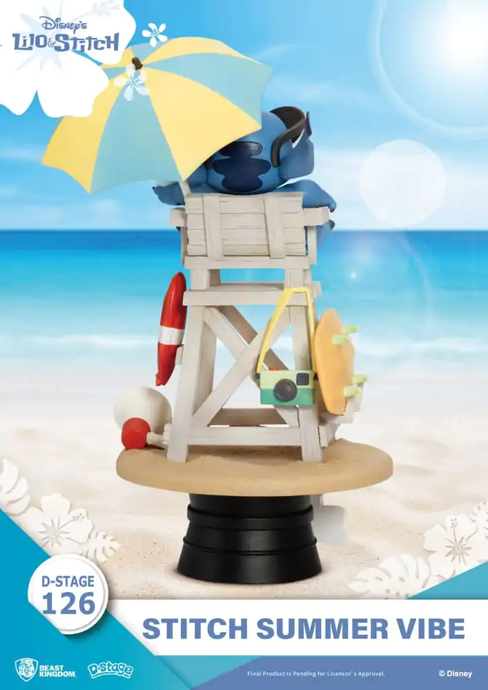 Disney D-Stage PVC Diorama Stitch Letní Nálada 16 cm fotografii produktu