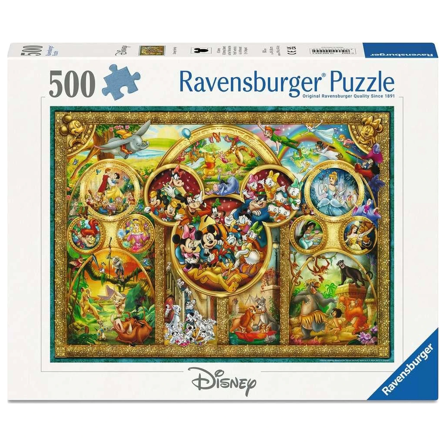 Disney Disney Rodinné Puzzle (500 kusů) fotografii produktu