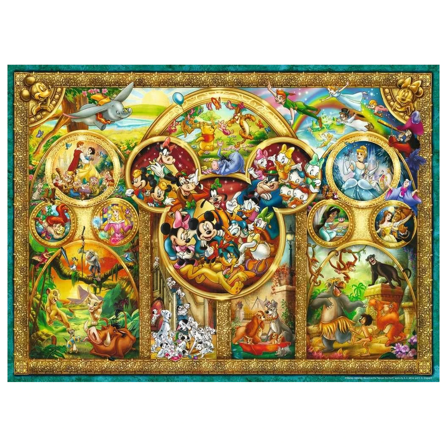 Disney Disney Rodinné Puzzle (500 kusů) fotografii produktu