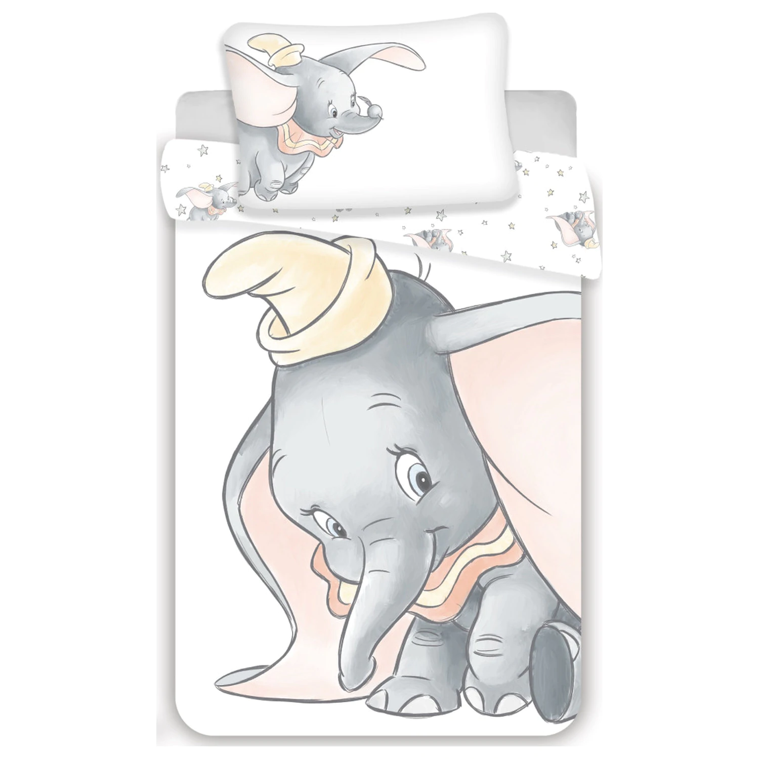 Disney Dumbo šedý batolecí a předškolní povlak na peřinu fotografii produktu