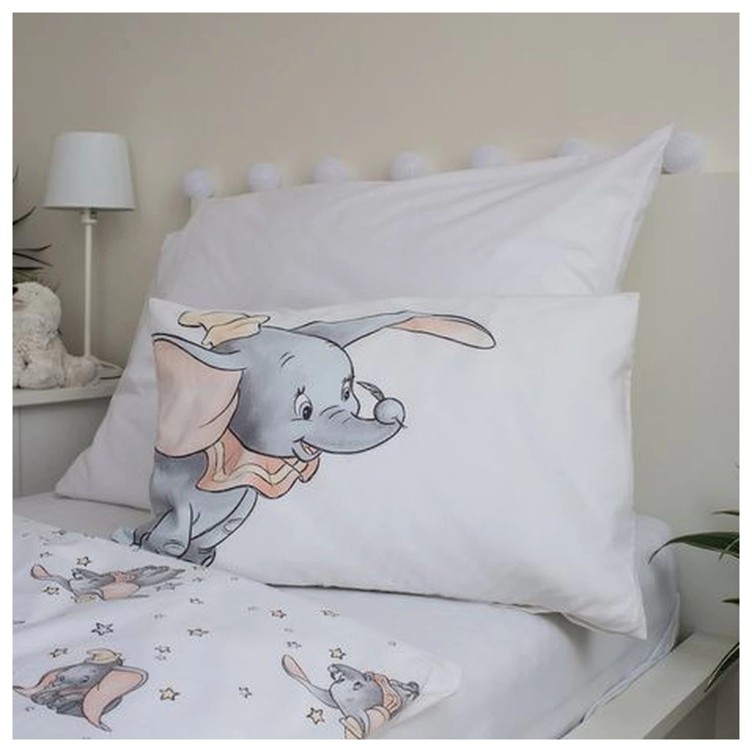 Disney Dumbo šedý batolecí a předškolní povlak na peřinu fotografii produktu