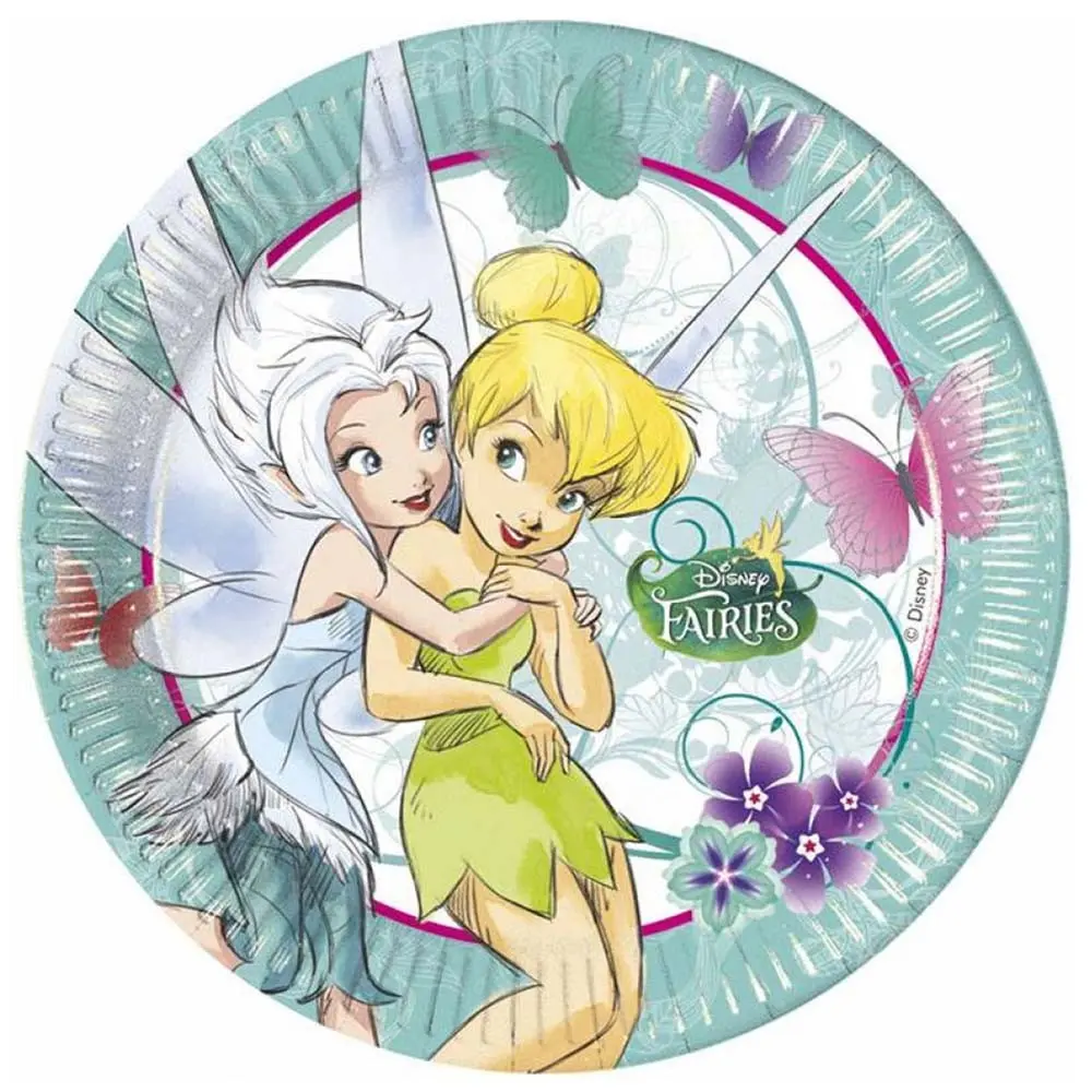 Disney Fairyland Treats, Tinker Bell Papírové talíře 8 ks 23 cm fotografii produktu
