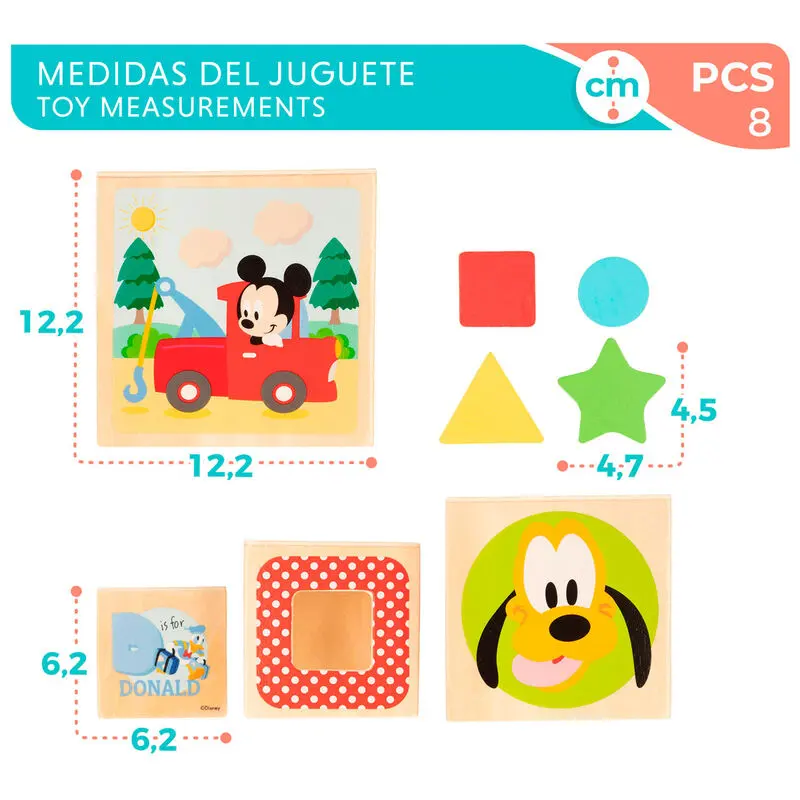 Disney dřevěná věž z kostek fotografii produktu