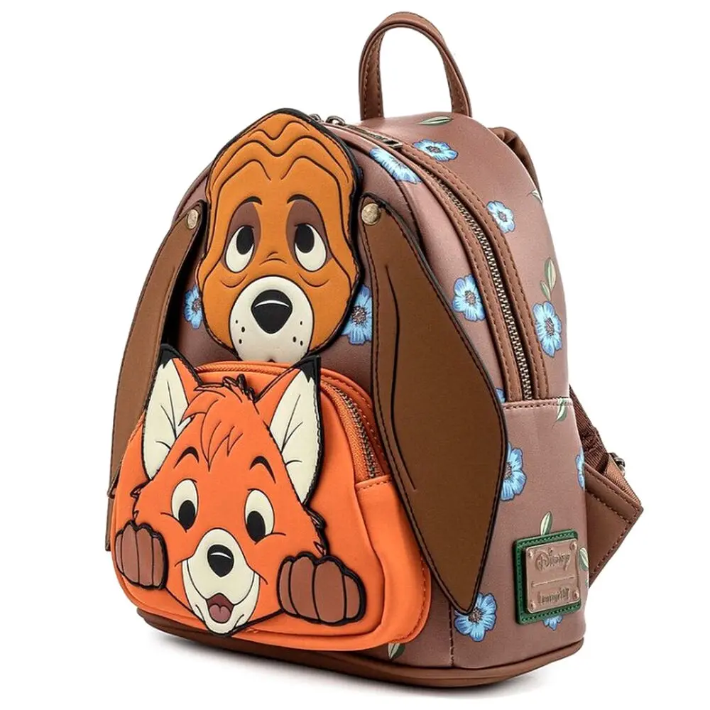 Loungefly Disney Fox and Hound Copper Todd batoh 26 cm fotografii produktu