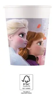 Disney Frozen II, Frozen papírové kelímky 8 kusů 200 ml FSC fotografii produktu