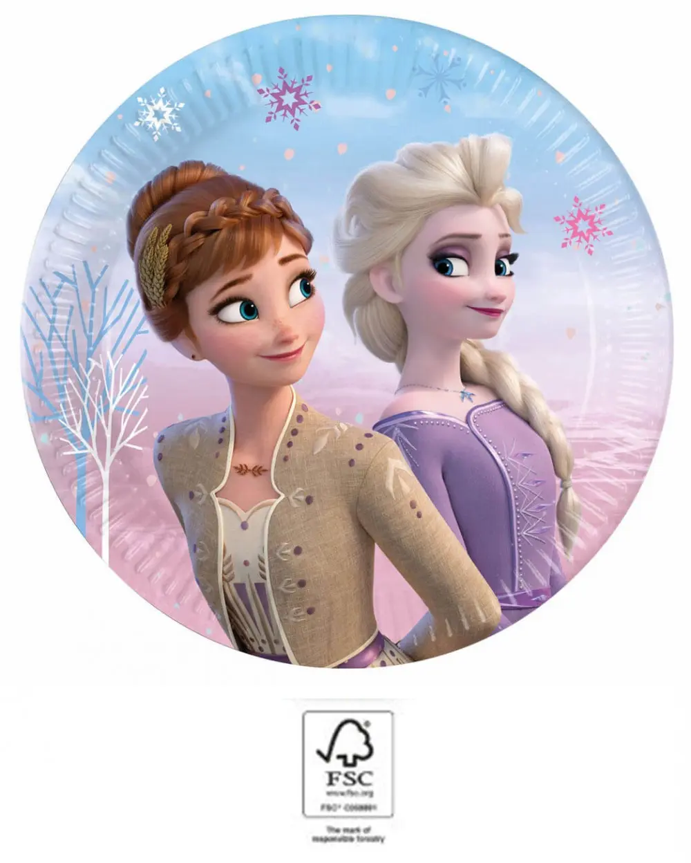Disney Frozen II Wind Spirit, Disney Frozen II Papírové talíře 8 ks 20 cm FSC fotografii produktu